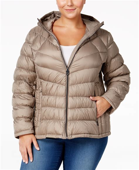 michael kors plus size winter coats|macy's michael kors coat.